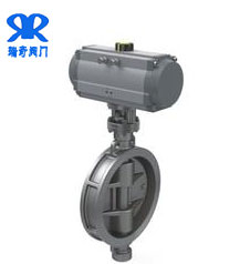 硬密封對夾氣動<a href='http://www.zbaz.cn/Product/diefa/' target='_blank'>蝶閥</a>